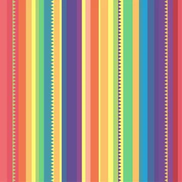 Strip rainbow seamless pattern Stock Illustration