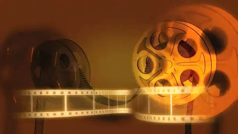 Strip rolling on wheels led light background Stock-Footage 255264185