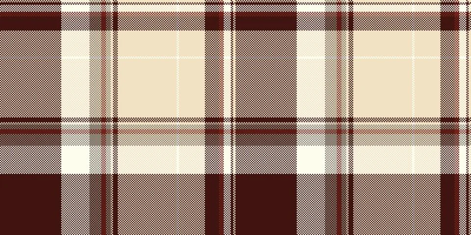 Strip textile plaid texture, elementary check pattern vector. Messy fabric .. Stock Illustration