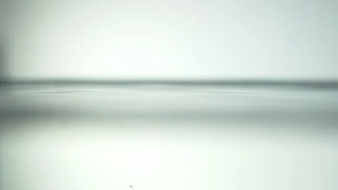Strip of undulating movement of the water side view in section Stock Footage 105237610