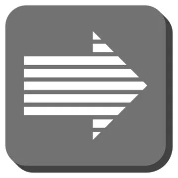 Stripe Arrow Right Rounded Square Vector Icon 스톡 일러스트