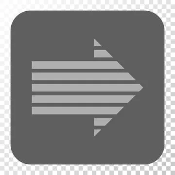 Stripe Arrow Right Rounded Square Button 스톡 일러스트