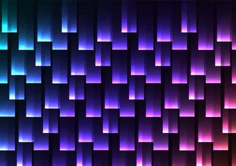 Stripe bar in dark background Stock Illustration