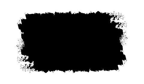 Stripe brush marks, stain ink, hand drawn paint, artistic brush Stock Illustration