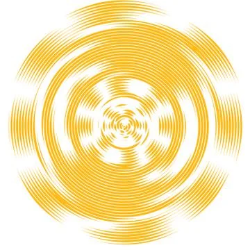 Stripe circle background, abstract pattern. Radial graphic element. Stock Illustration