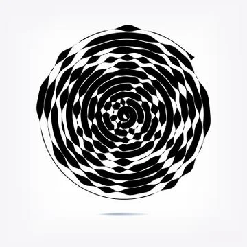 Stripe circle background, abstract pattern. Radial graphic element. 스톡 일러스트