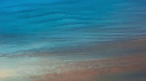 Stripe clouds formation Stock Footage 58653948