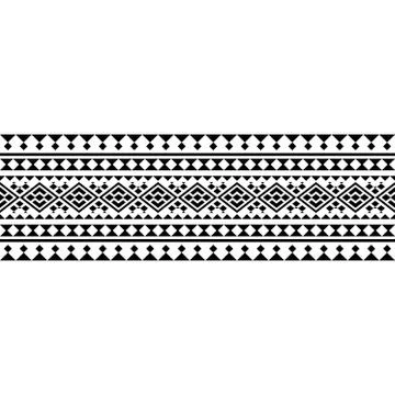 Stripe ethnic pattern Stock Illustration