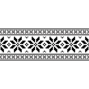 Stripe ethnic pattern Stock Illustration