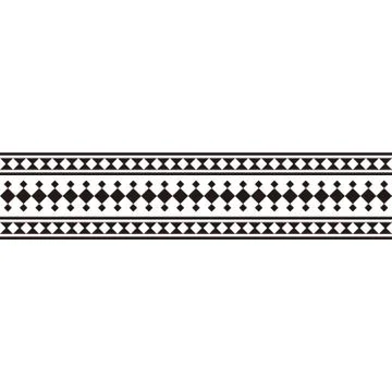 Stripe ethnic pattern Stock Illustration