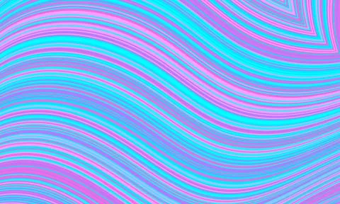 Stripe Pattern. Abstract Color Stripes. Fluid Wave Stock Illustration