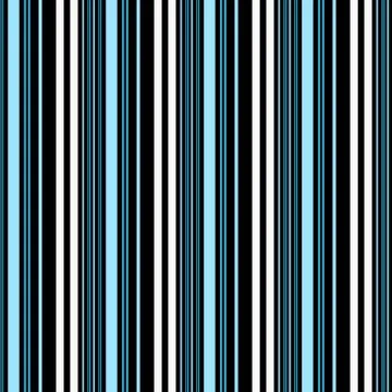 Stripe pattern with navy blue, cyan and white colors vertical parallel stripe Illustrazione stock