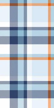 Stripe plaid fabric pattern, perfect texture background vector. Infant chec.. Stock Illustration