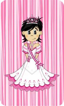 Stripe Princess 2 Stock Illustration