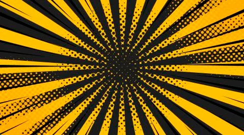 Stripe rays safety warning dangerous pop art style background, vector sign Io 스톡 일러스트