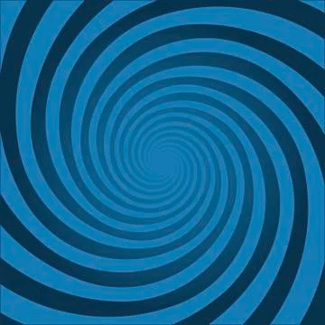 Stripe rays swirl backgrounds in blue tones. Stock Illustration