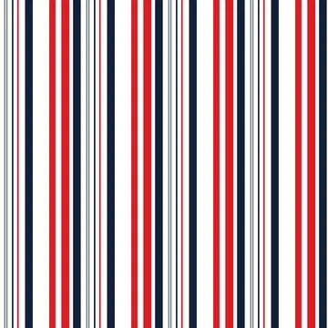 Stripe seamless pattern with Red, Black and White colors vertical parallel .. Stock-Illustration