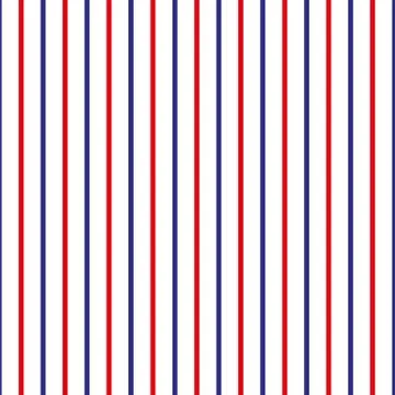 Stripe seamless pattern with red,blue and white vertical parallel stripe.Vect イラスト素材
