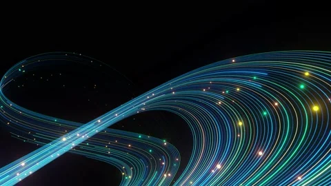 Stripe speed line big data background. Stock Footage 236641349