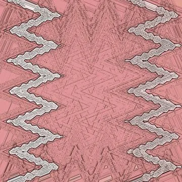 Stripe zigzag continuous pattern backround with empty, blank space for text. Stock Illustration