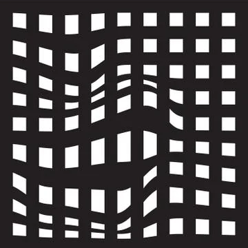 Striped abstract background. black and white zebra print. illustration. Stock Illustration