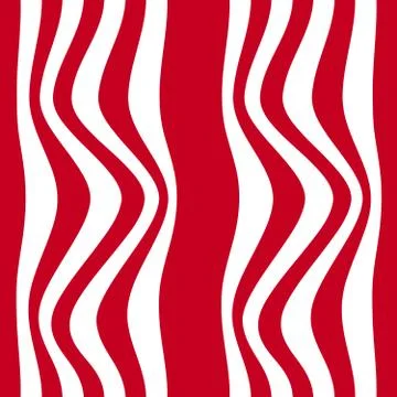 Striped abstract background. red and white zebra print. illustration Stock Illustration
