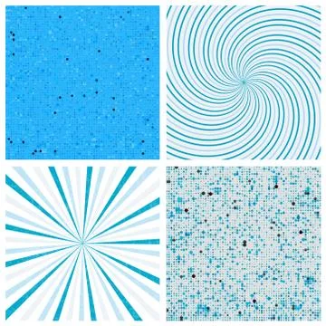 Striped abstract vector background.Halftone vector background. Twisted vector Stock Illustration