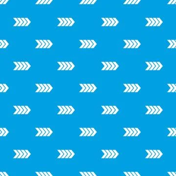 Striped arrow pattern seamless blue Illustrazione stock