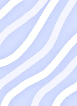 Striped background. Abstract wavy delicate background in light blue and white Stock Illustration