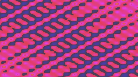 Striped background with dots animates in abstract digital space Stock Footage 328915905