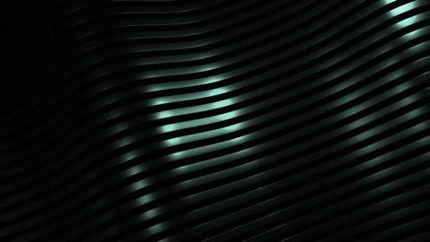 Striped background with moving waves. Design. Beautiful lines move in waves on Stock Illustration