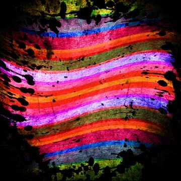Striped background with some stains Stock Photos
