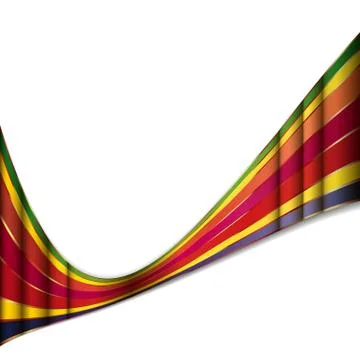 Striped background  of various colors - vector background Stock Illustration