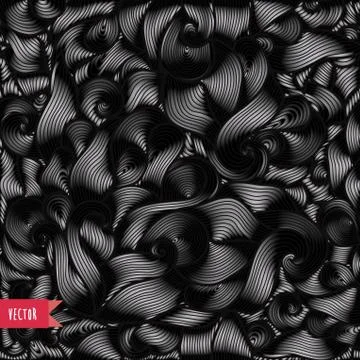 Striped background. vector illustration. tangled backdrop. abstract hand-draw Stock Illustration