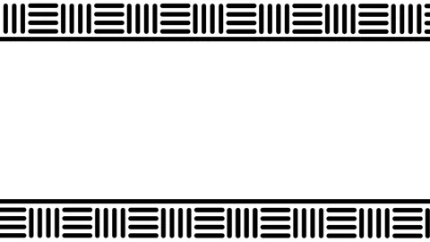 Striped Border Frame Empty Animation Stock Footage 337391004