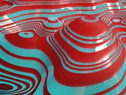 Striped bumpy background Illustrazione stock