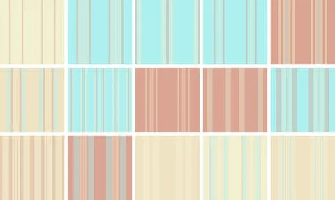 Striped bundle built for product mockups. Womens lines backgrounds enhance .. Stock Illustration