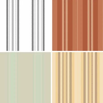 Striped bundle created for skirts and dresses. Vector lines patterns enhanc.. Stockillustratie