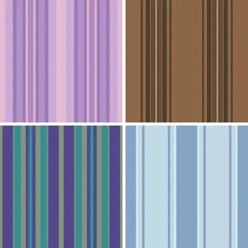 Striped bundle designed for crafts and DIY stationery. The pack includes co.. Illustrazione stock