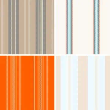 Striped bundle designed for nostalgic decor projects. Classic lines aesthet.. Stock Illustration