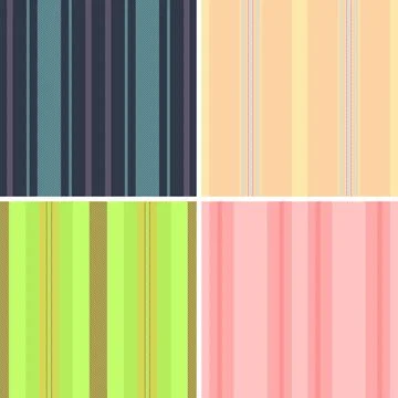 Striped bundle designed for scarves. Coordinated lines layouts ensure timel.. Stock Illustration