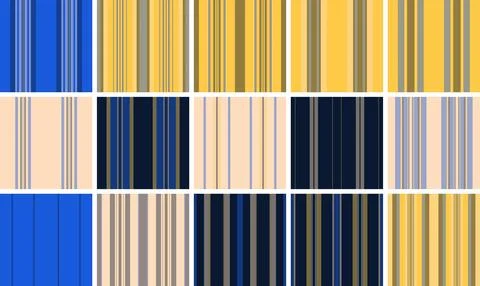 Striped bundle featuring England and outdoor style liness. Vector designs p.. 스톡 일러스트