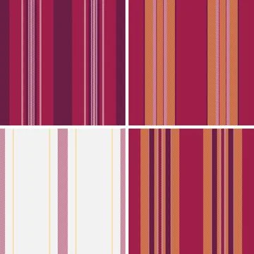 Striped bundle optimized for print catalogs of birthday supplies. Coordinat.. Stock Illustration