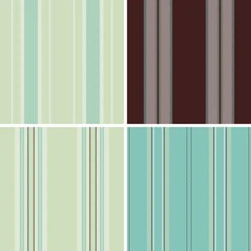 Striped bundle perfect for e-commerce, blogs, and social media. Coordinated.. Illustrazione stock