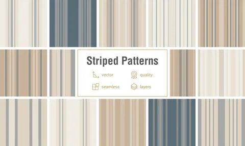 Striped bundle perfect for lumberjack-inspired clothing and British casual .. Stock Illustration