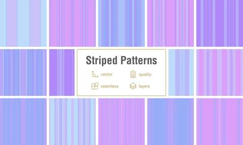 Striped bundle for ties and neck accessories. Elegant lines designs complem.. Stock Illustration