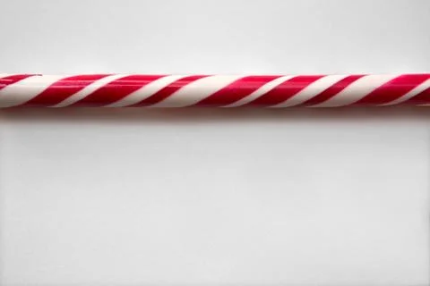 Striped Candy Cane Close-Up Stock Photos
