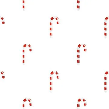 Striped candy cane pattern seamless Illustrazione stock