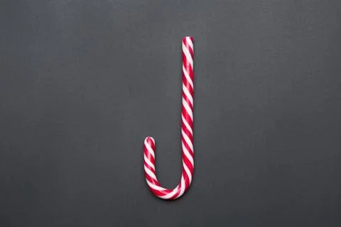 Striped Candy Cane Stock Photos