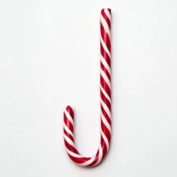 Striped Candy Cane Stock Photos